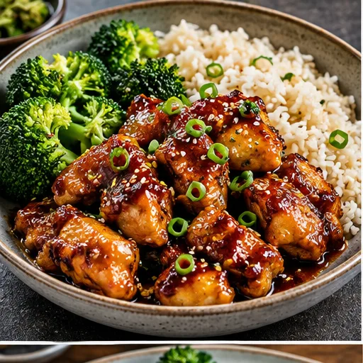 AI-generated food photography example